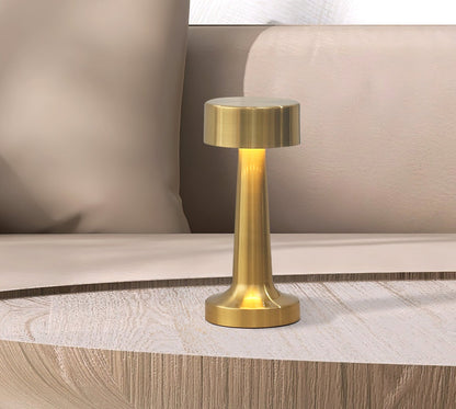 Bordslampa Touch LED uppladdningsbart metallampor