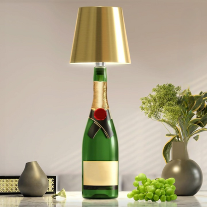 GlowBottle - LED Flee lamp med Dimbart Touchkontroll, Trådlös och Uppladdningsbar