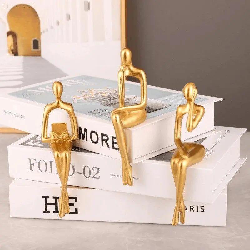 Carvallo - Gyldiga Abstrakta Tänkstatyer i Unika Konstnärliga Positioner