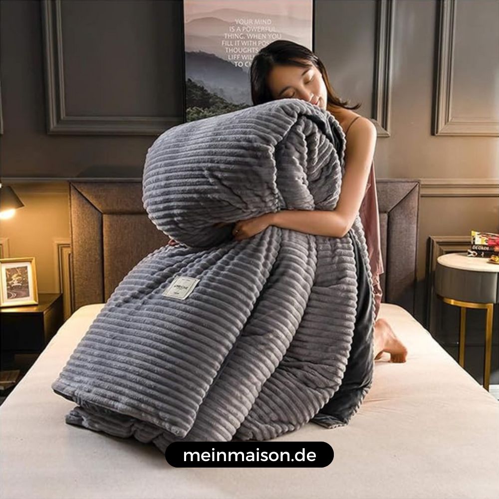 SweetDreams™ - Samt-Fleece-sängfilt | Ultimatisk komfort