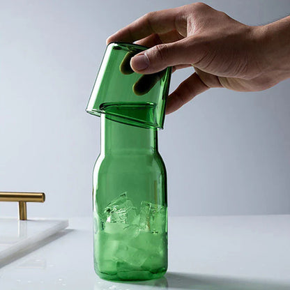 Glas Kanna &amp; Tumblers Set – 500ml Borosilikat Vattenset