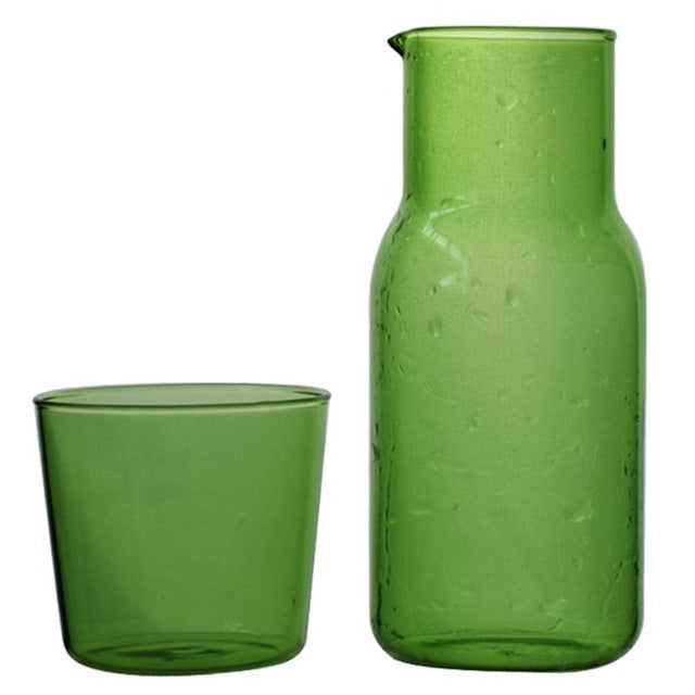 Glas Kanna &amp; Tumblers Set – 500ml Borosilikat Vattenset