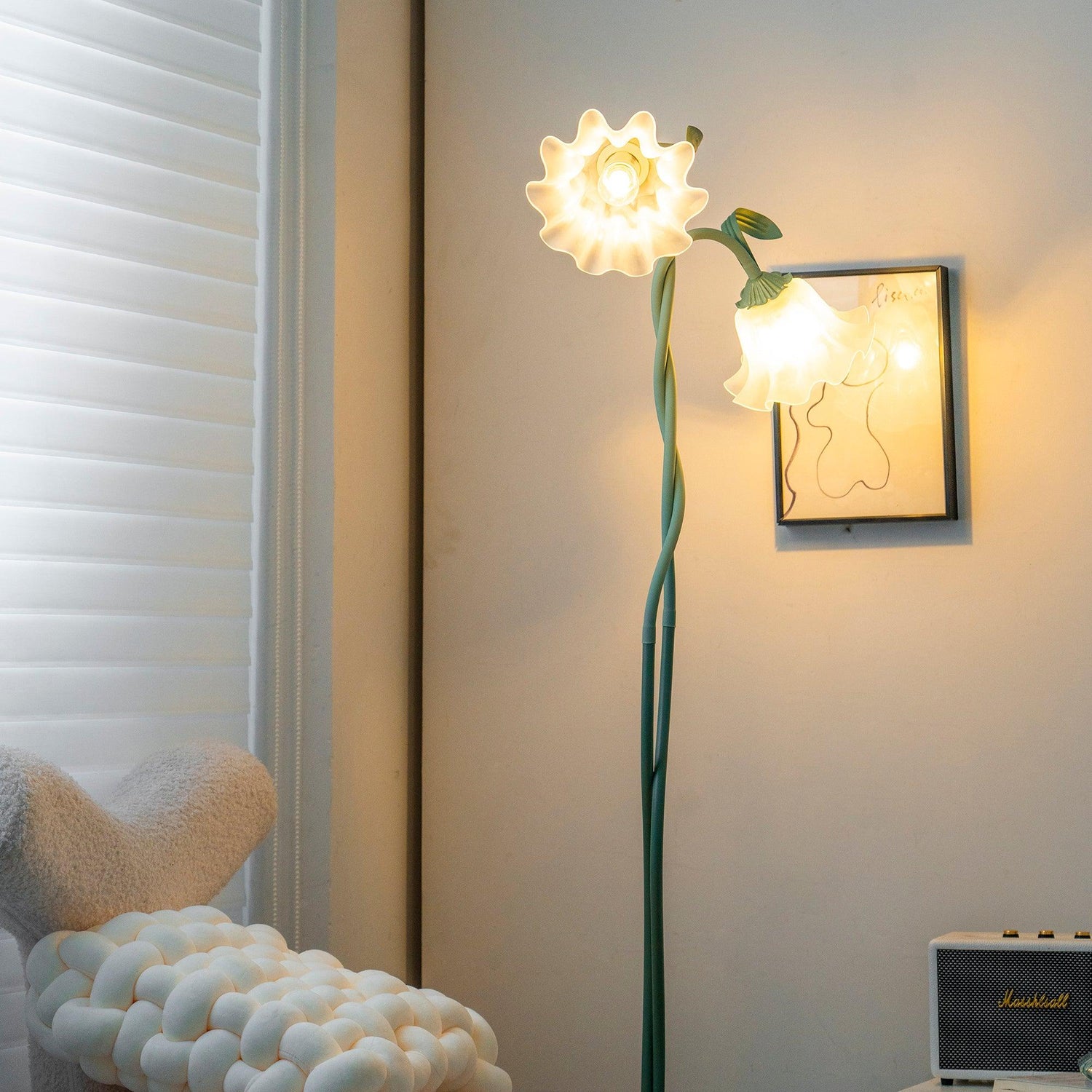Calla Golvlampa | LED Golvlampa i blomform med dekorativ design