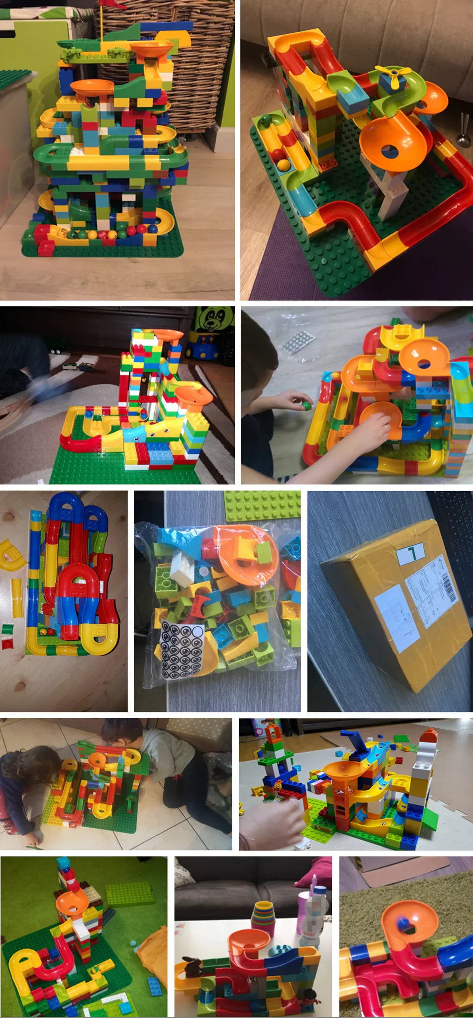 Marmor Race Track Builder – Skapa din egen racingbana med byggblock