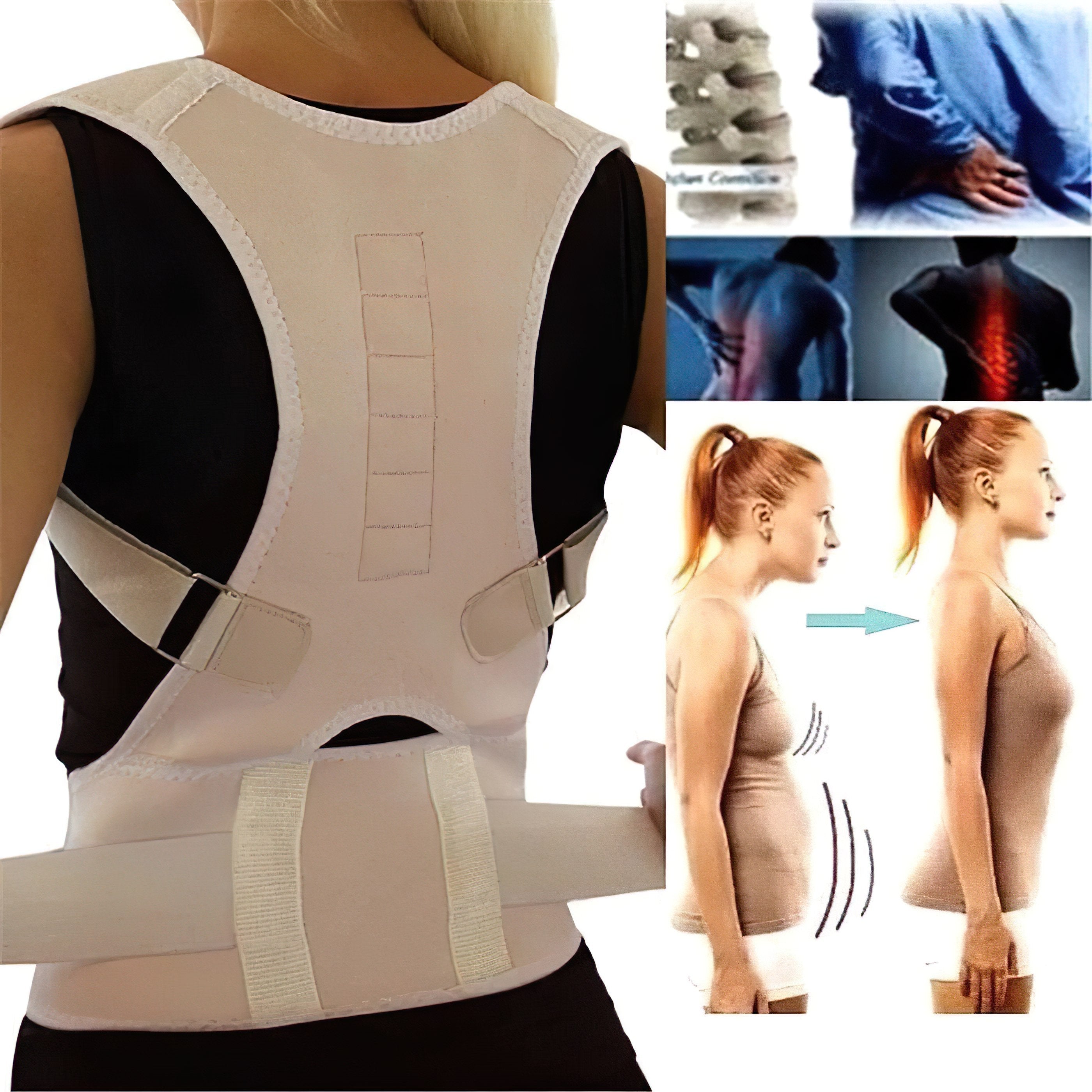 Posture Corrector Ryggstöd Selen Justerbar