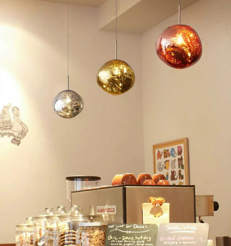 Ljusande Stilla Färgglada Taklampor