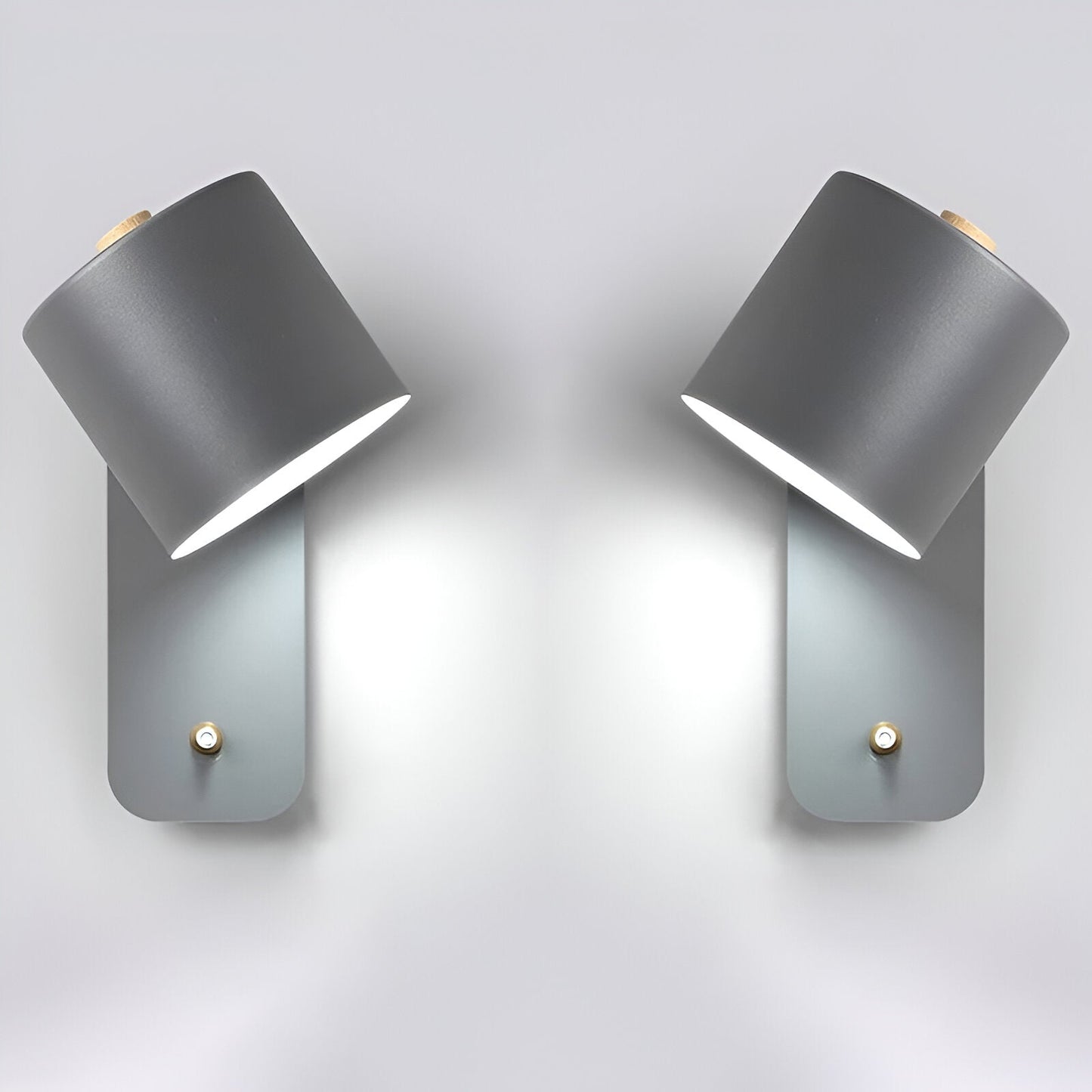 LED-vägglampa med strömbrytare – Stilig inomhusbelysning för vardagsrum och hall