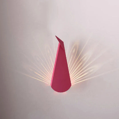 ElegantLicht - Påfågel Vägglampa Modern LED Vägglampa