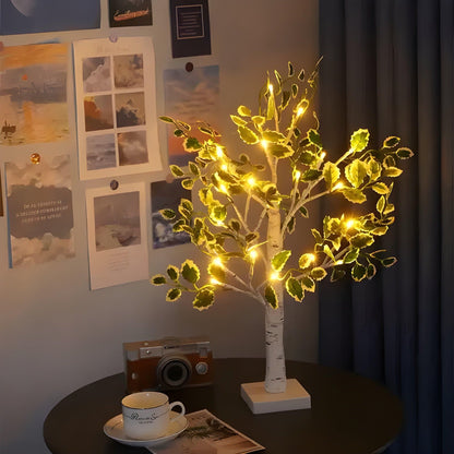 LeafyTree Lights - Glittrande Eviggrön Juldekoration LED-lampor