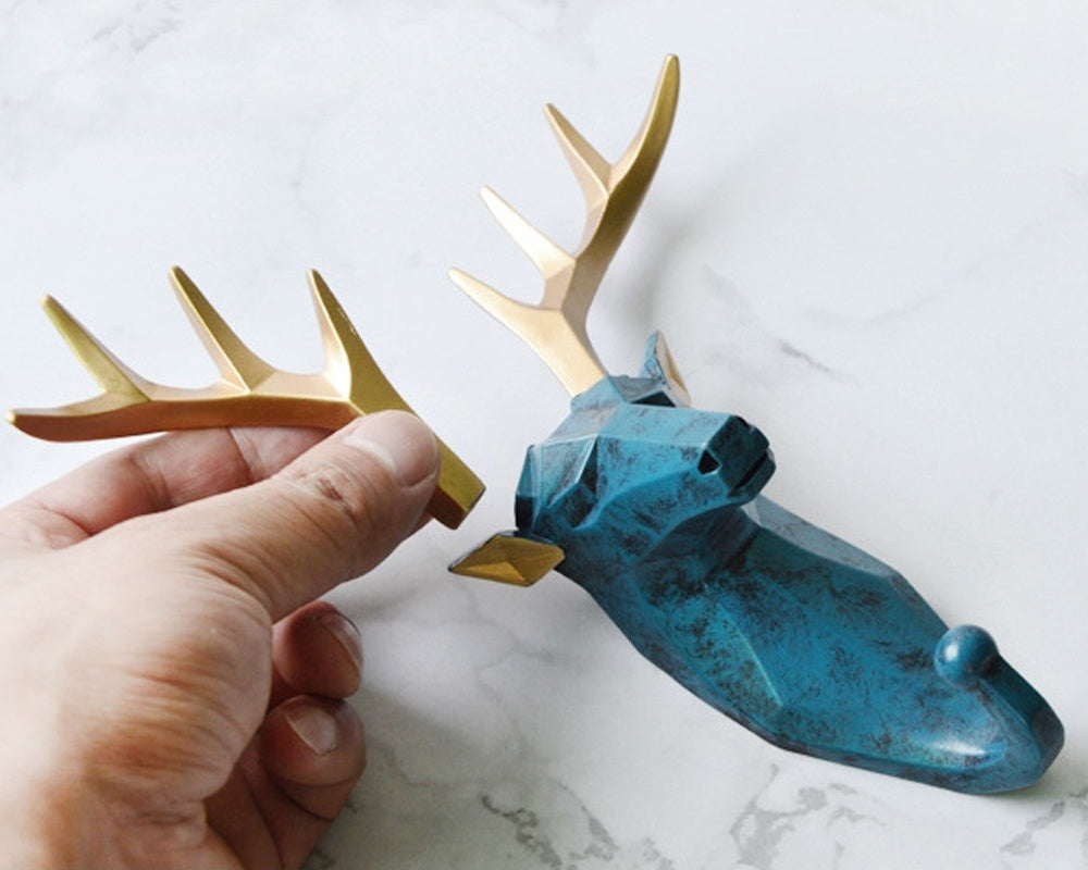 Geometrisk vilt väggkrok för unik heminredning och gåvor