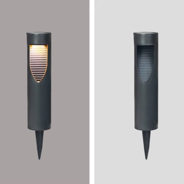 Hachiro - Solar Walkway Garden Light med LED Svart Finish