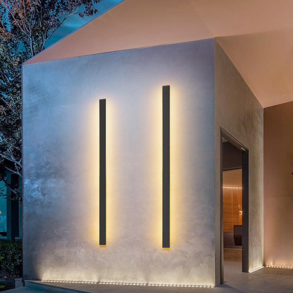 Utomhusvägglampa Aluminium Modern LED Vägglampa