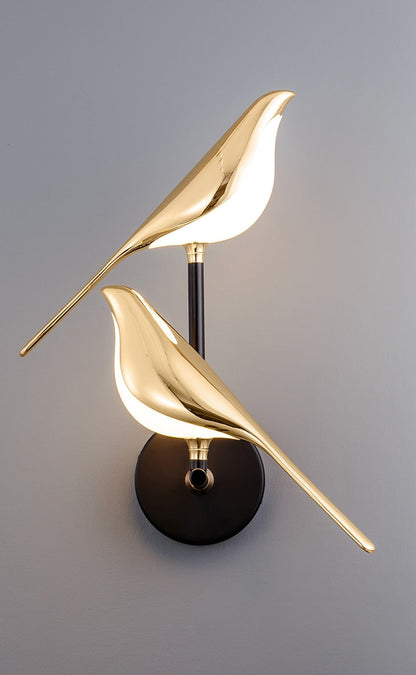 VogelLicht - Skandinavisk LED-fågel vägglampa