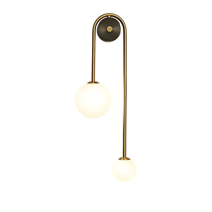 LuminSphere Light - Nordisk sängbord glasboll vägglampa