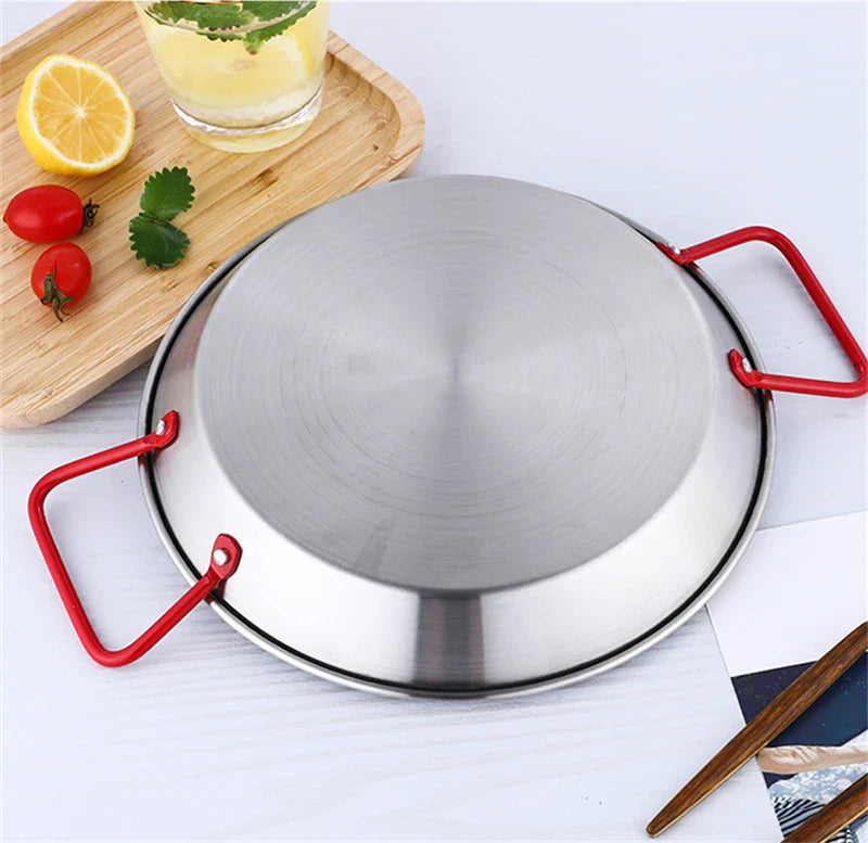 Royallure Rostfritt Stålkokkärl och Stekpanna med Dubbel Handtag Kökstallrik