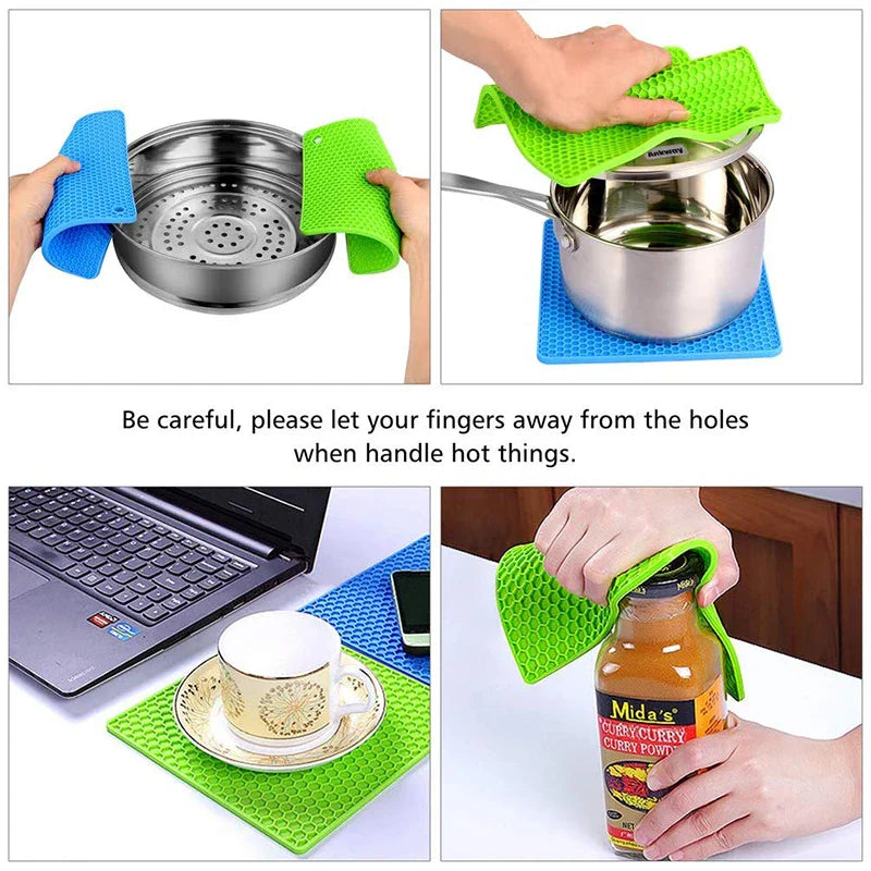 Carvallo-underlägg Flexira | 5-i-1 köksassist | Halkfri & värmebeständig upp till 230 °C | BPA-fri & diskmaskinssäker