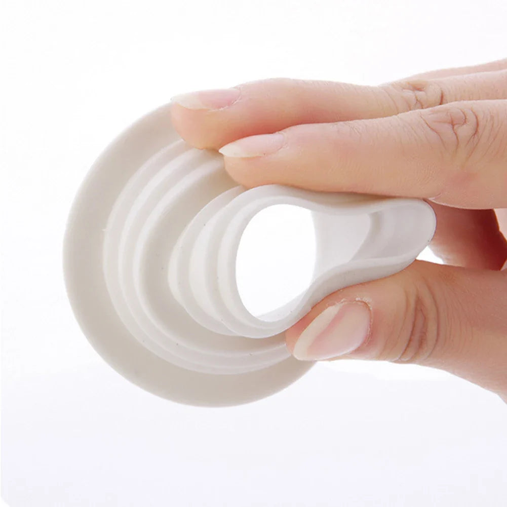 Carvallo Silikon-tätning ring för avloppsrör | Luktskydd & återflödeskydd | För kök, bad, tvättmaskin – 6×3,9×3,8 cm