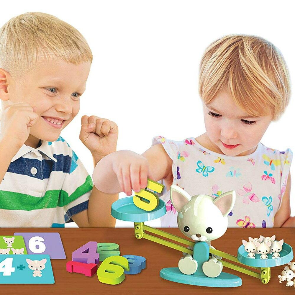 Trä Montessori Matematik Skala - Lär dig Räkna