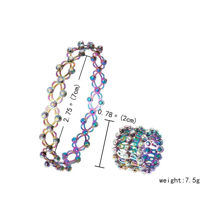 2-i-1-Magisk utvidbar ring och armband
