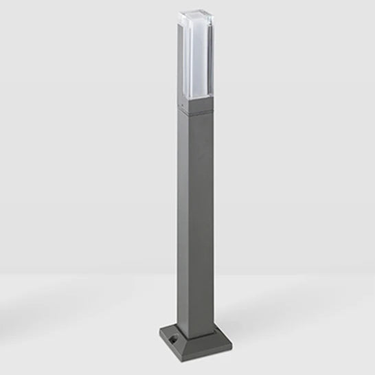 Modern LED Trädgårdslampa med fast bas - IP65 Vattentålig - 10W - Aluminium - Varm/Kall Vit - Utomhuslandskapsbelysning