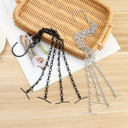 Stabila växtupphängare med kedjor – Robust upphängning för blomkrukor och trädgårdsväxter