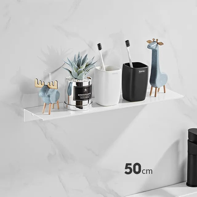 Carvallo – Borstad Aluminium Förvaringshylla med Modern & Minimalistisk Design