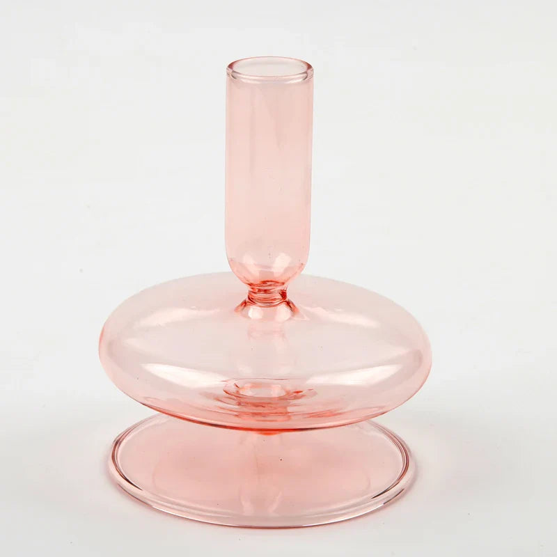 Royaleva Handgjorda Glasljushållare - Eleganta Dekorativa Accentbitar