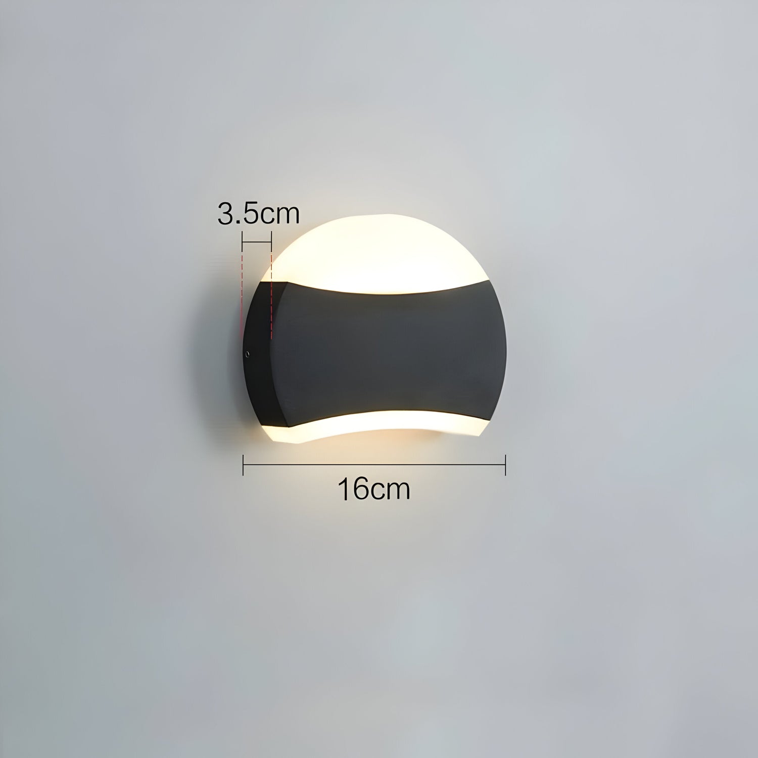 EchoBeam Light – Vattentät LED-vägglampa