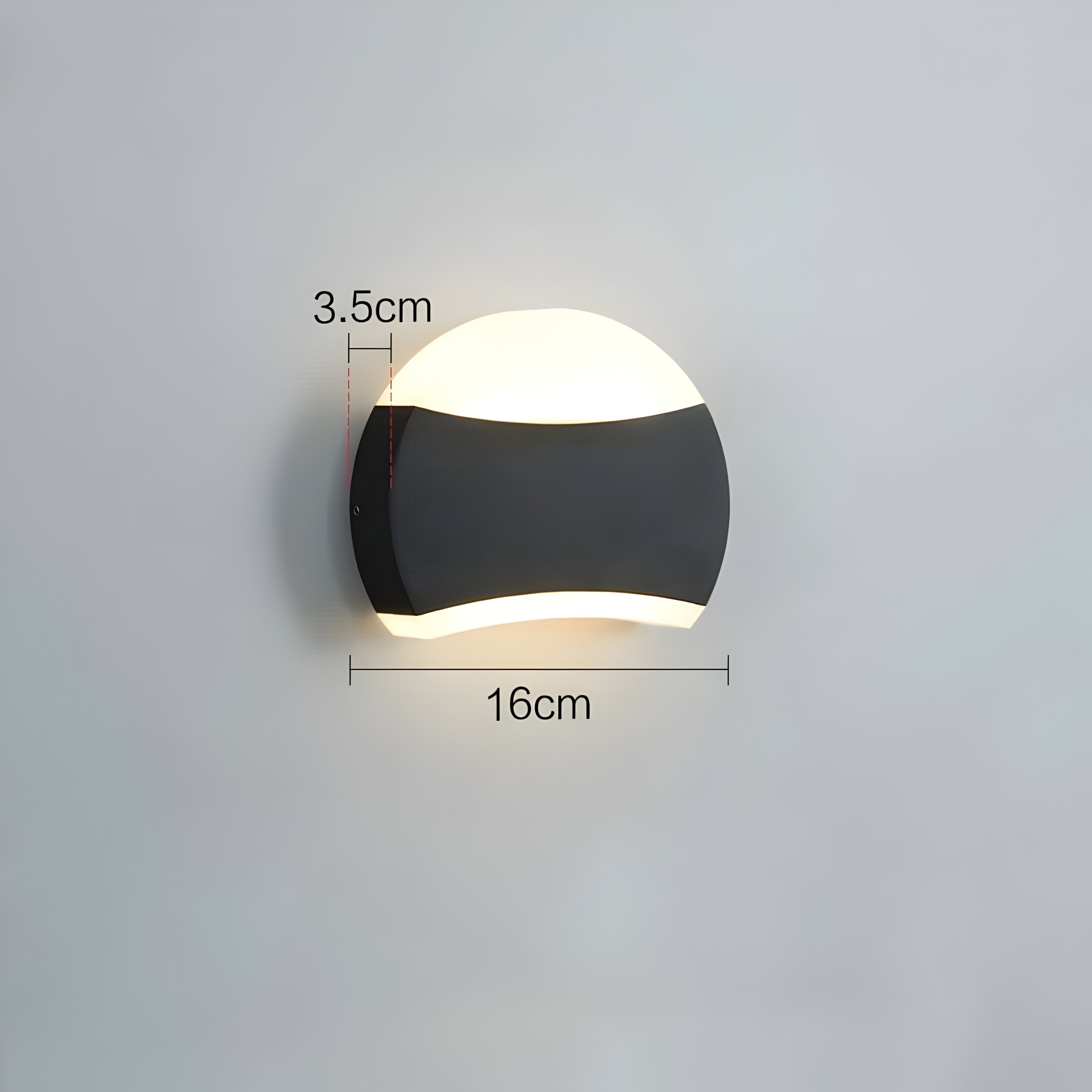 EchoBeam Light – Vattentät LED-vägglampa