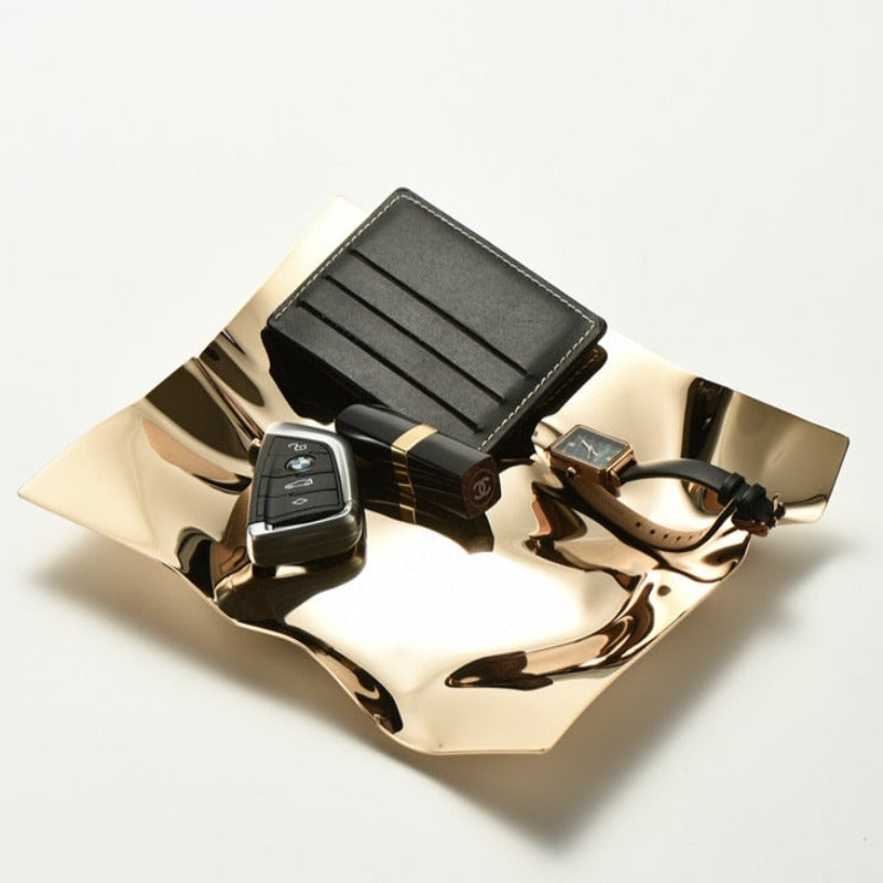 Carvallo – Lyxig rostfri stålhållare med unik skrumpen design