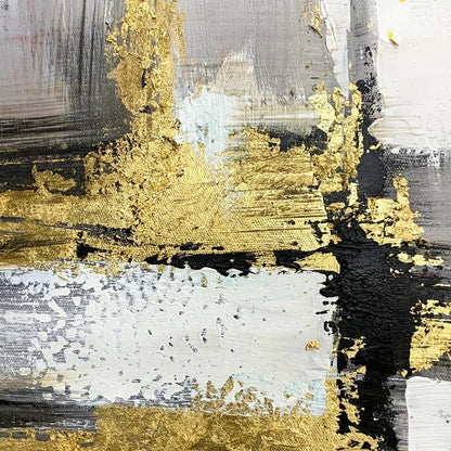 Golden Haze - Handgjord canvas oljemålning