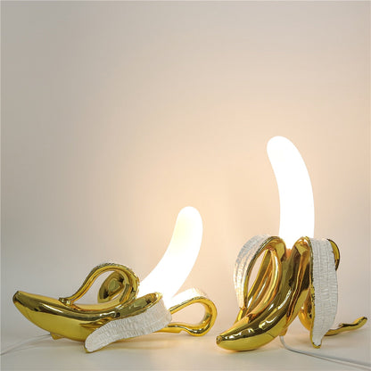 Lunara Deco | Art-Déco-bordslampa i bananblad-design