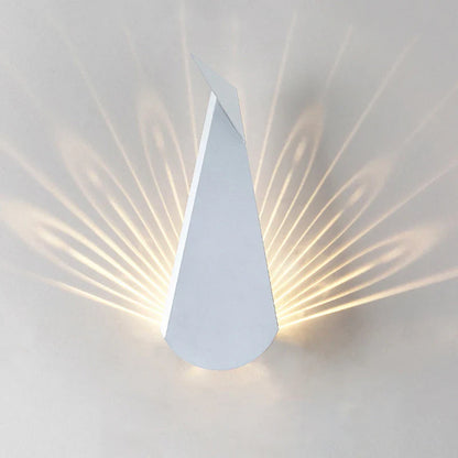 ElegantLicht - Påfågel Vägglampa Modern LED Vägglampa