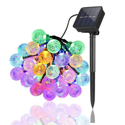 GlitterLuxe - Vattentäta solcell LED-ljusslingor