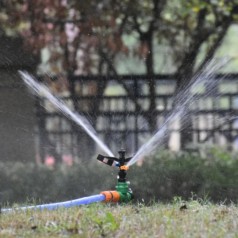 Justerbar trädgårdssprinkler med sprayvinkeljustering – Idealisk för bevattningssystem