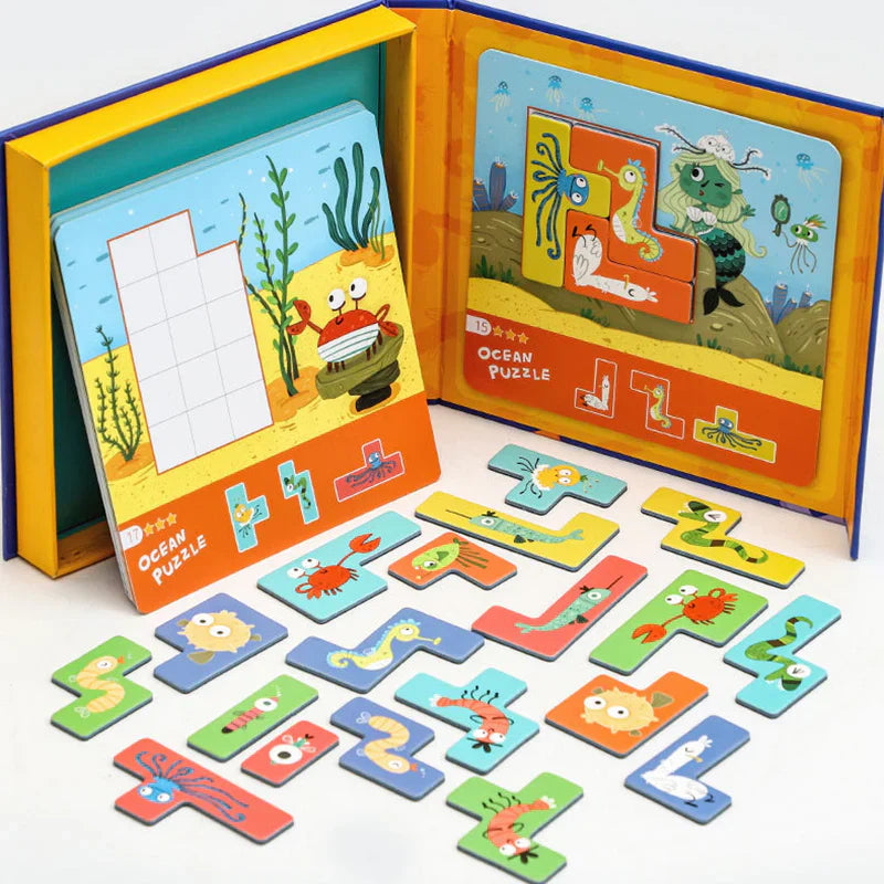 Ocean Adventure Puzzle | Upptäck alla vänner i havet!