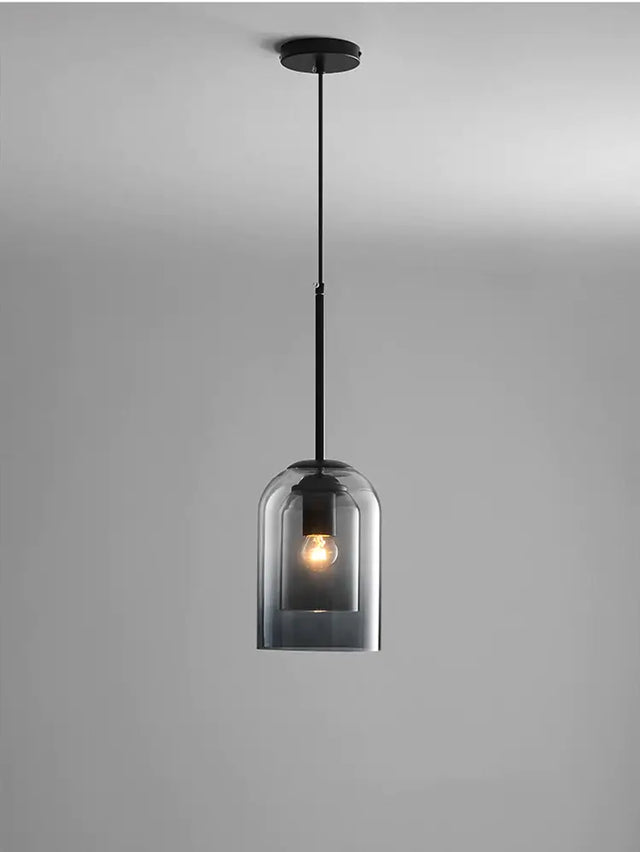 NordicGlow – Nordisk Dubbelglas Pendellampor för Modern Stil