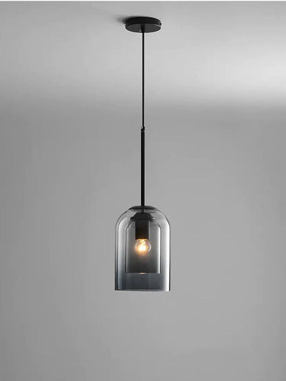 NordicGlow – Nordisk Dubbelglas Pendellampor för Modern Stil