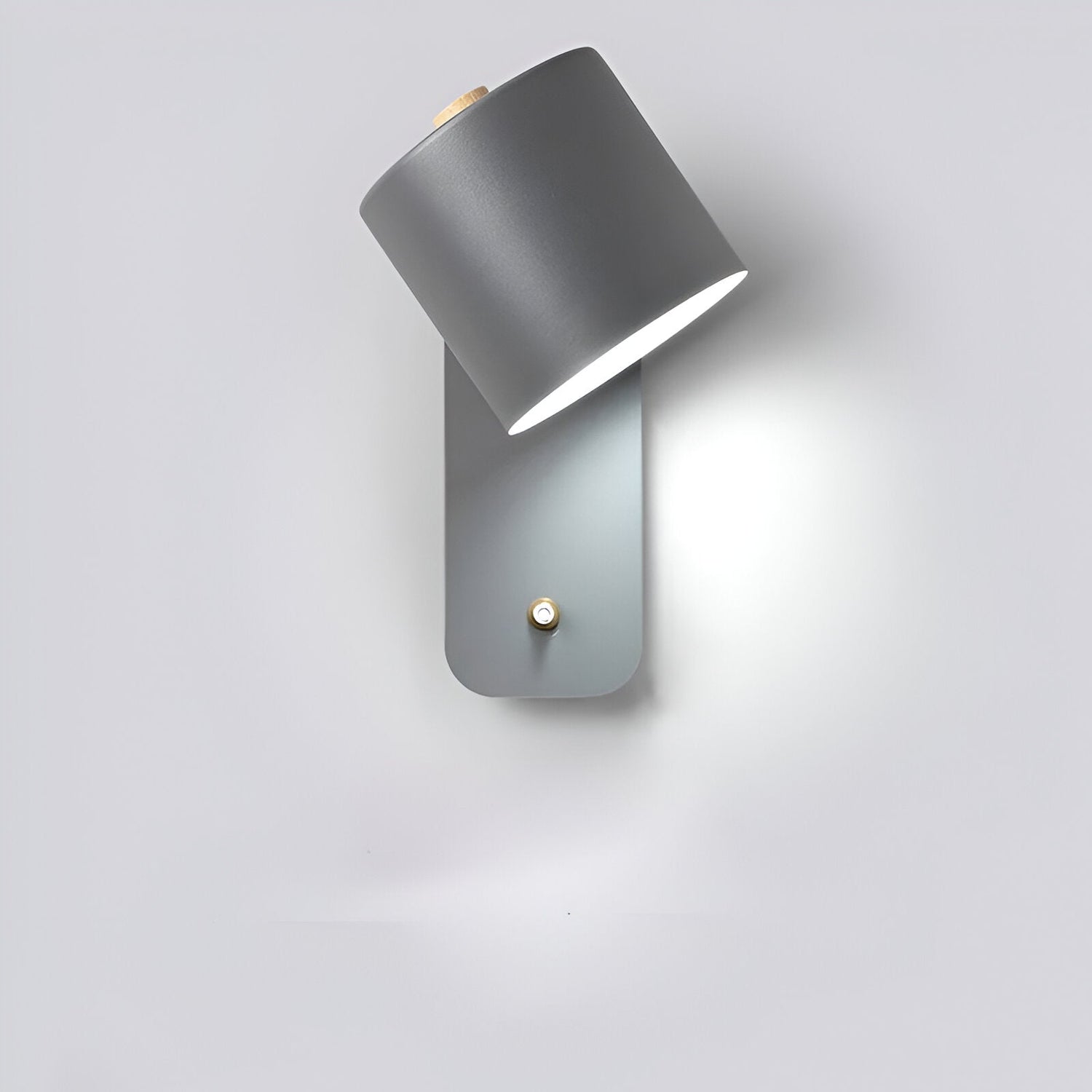 LED-vägglampa med strömbrytare – Stilig inomhusbelysning för vardagsrum och hall