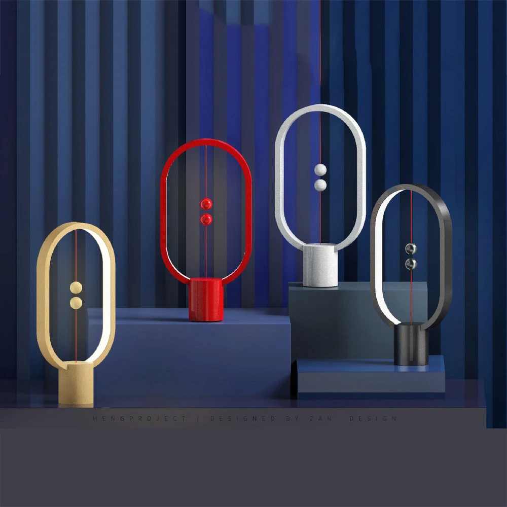 Snygg LED Magnetisk Touch Skrivbordslampa