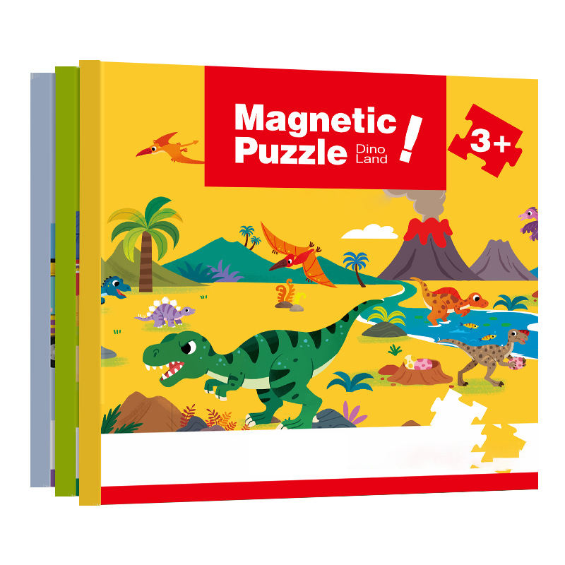 Magnetisk Montessori Pusselbok