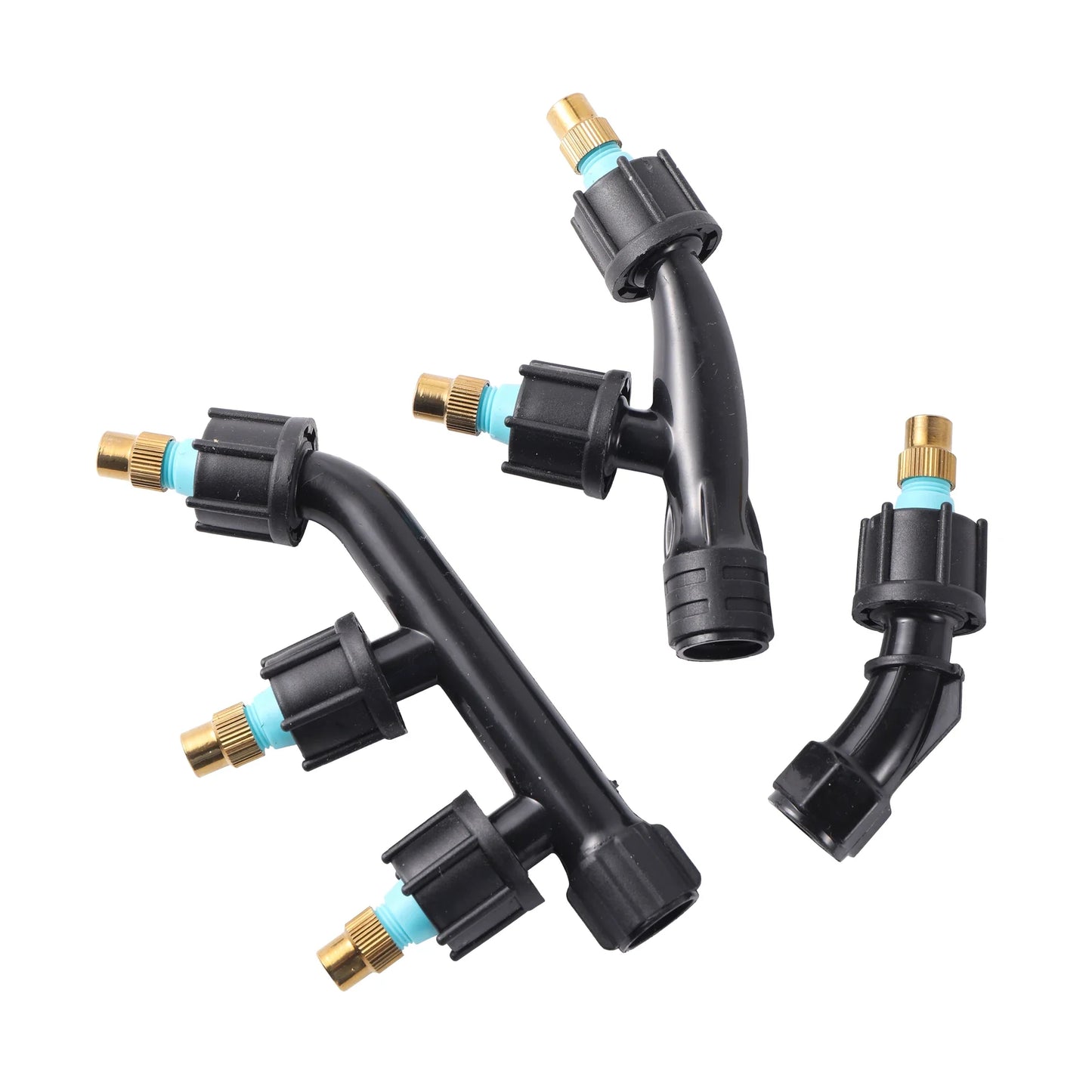 Carvallo dimspruta | 1–3-vägs mässingsdysa | Fin dimma för trädgård & växthus | 1/4" & 1/2" anslutning