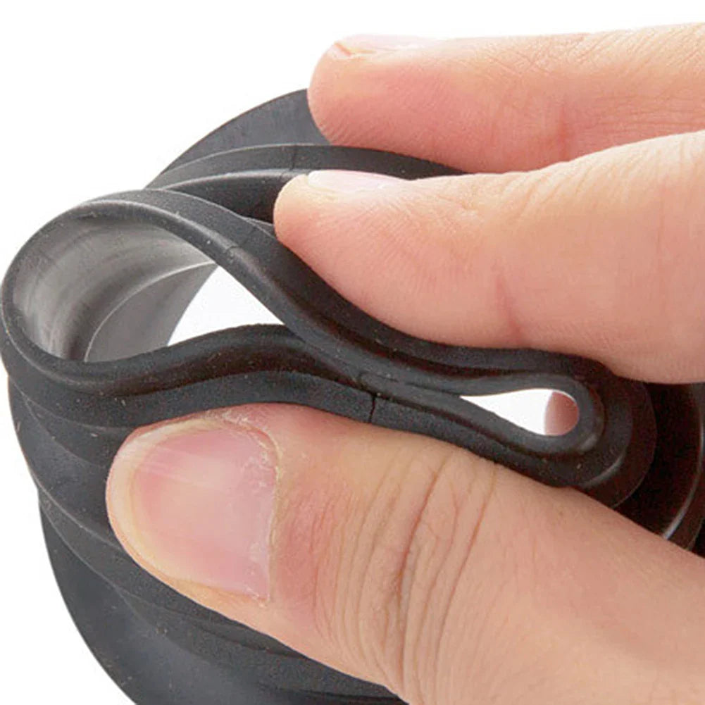 Carvallo Silikon-tätning ring för avloppsrör | Luktskydd & återflödeskydd | För kök, bad, tvättmaskin – 6×3,9×3,8 cm