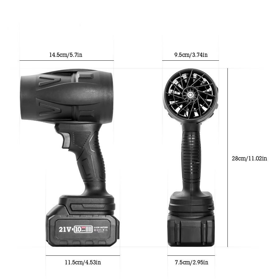 Batteridriven elektrisk luftblåsare