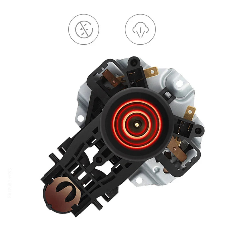 Royallure 58 oz Retro Rostfritt Stål Elektrisk Kettle – 1500 W Snabbkokning, Temperaturdisplay, Automatisk Avstängning