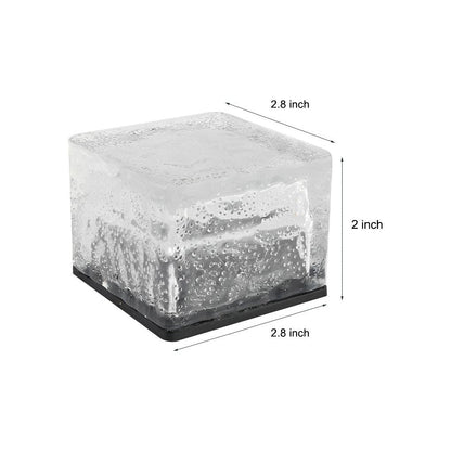 IceGlow Light - Vattentät Solenergi LED-lampa i isbitform