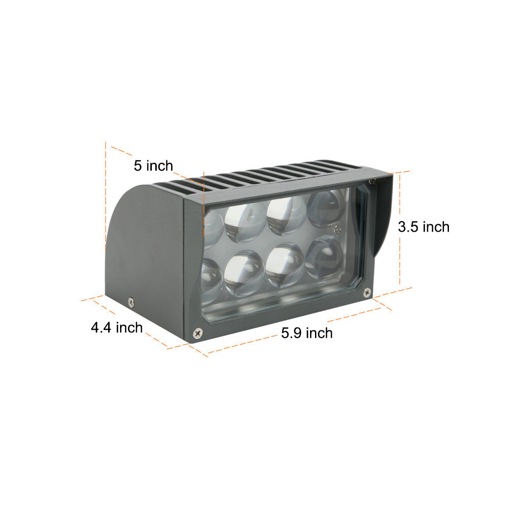 Utomhusvägglampa Modern Vattentät LED Spotlight