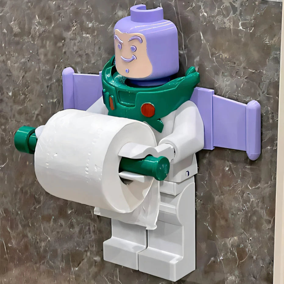 Carvallo - Karaktärsinspirerad Vägmonterad Toiletpappershållare med en finurlig touch