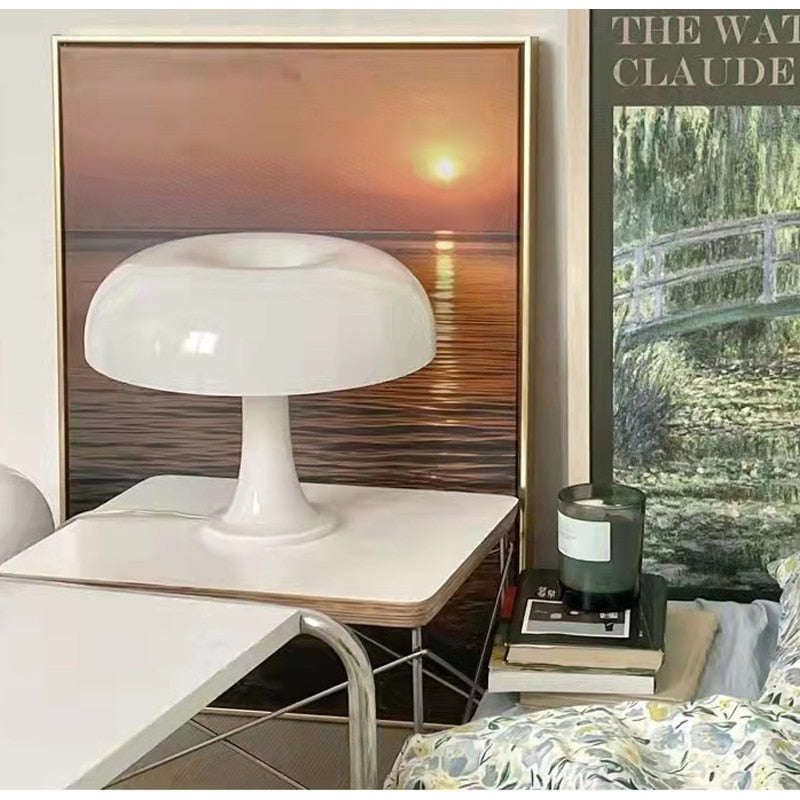 LED Svamp Bordslampa Nordic Sovrum Belysning