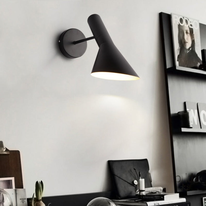 Brady Modern LED Vägglampa Inomhus Vridbar Mat-/Vardagsrum Svart